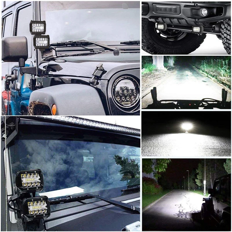 Auto LED Light Bar 4" Inch Car Light 72W 12V 24V Triple Row Combo Beam LED Work Light Bar For Truck, SUV, ATV, 4x4, Offroad Car
Auto LED Light Bar 4" Inch Car Light 72W 12V 24V Triple Row Combo Beam LED Work Light Bar For Truck, SUV, ATV, 4x4, Offroad Car