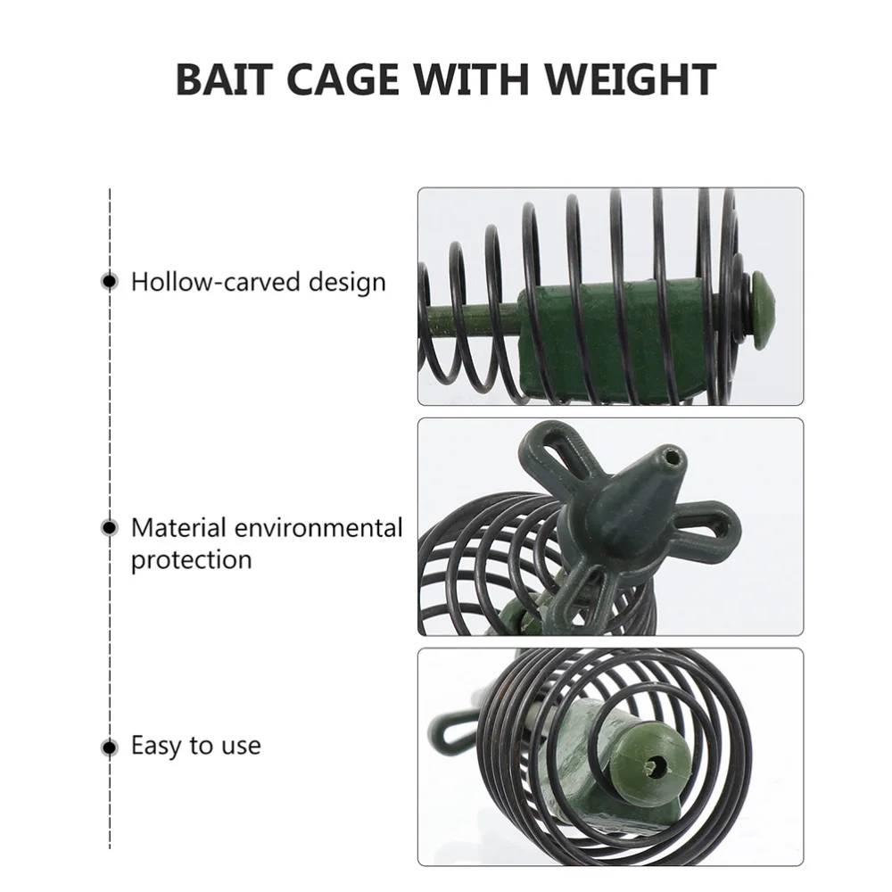 4pcs Carp Feeder with Sinker Lure Fishing Bait Holder Tackle Equipments
4pcs Carp Feeder with Sinker Lure Fishing Bait Holder Tackle Equipments