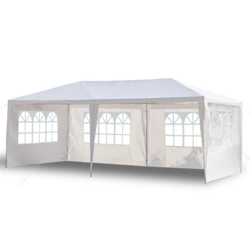 White Four Sided Waterproof Tent with Spiral Tubes Outdoor Supplies Suitable For Wedding, Camping, Parking
White Four Sided Waterproof Tent with Spiral Tubes Outdoor Supplies Suitable For Wedding, Camping, Parking