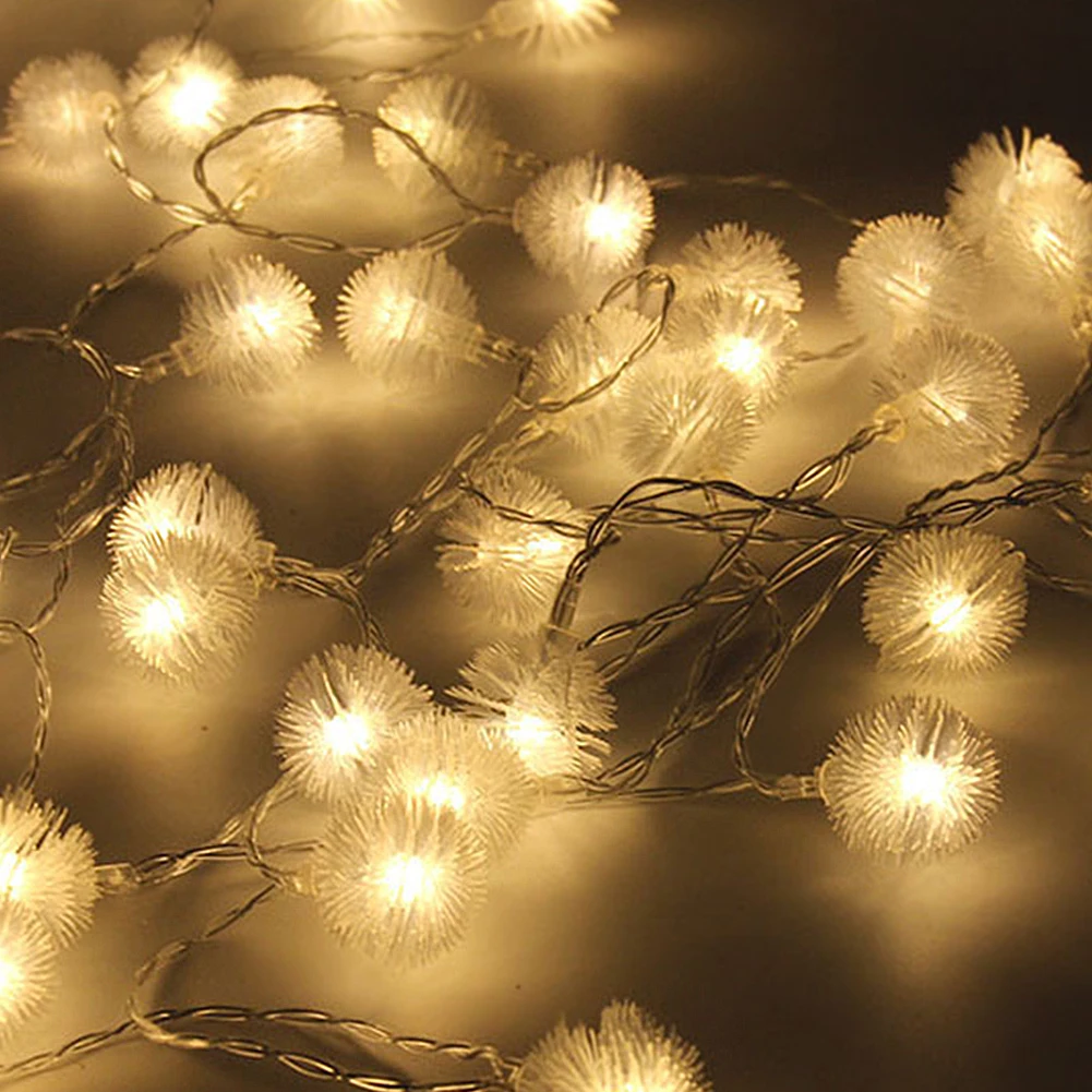 10/20 LED Dandelion Lights 1.5m/3m Christmas Decoration String Light Snow Balls Merry Christmas Decorations for Home Party Decor
10/20 LED Dandelion Lights 1.5m/3m Christmas Decoration String Light Snow Balls Merry Christmas Decorations for Home Party Decor
