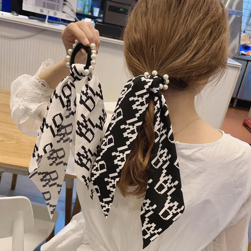 Satin Hair Scrunchies Silk Scarf Braid Ins Trend Fancy Pearl Hair Accessories for Dreadlocks Girls Decoration Hair Tie
Satin Hair Scrunchies Silk Scarf Braid Ins Trend Fancy Pearl Hair Accessories for Dreadlocks Girls Decoration Hair Tie