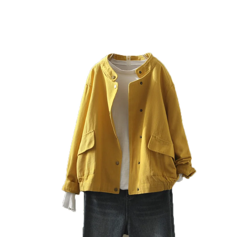 2020 Autumn Short Coat Retro Artistic Loose All-match Women's Jacket Casual Solid Color Women Clothes
2020 Autumn Short Coat Retro Artistic Loose All-match Women's Jacket Casual Solid Color Women Clothes