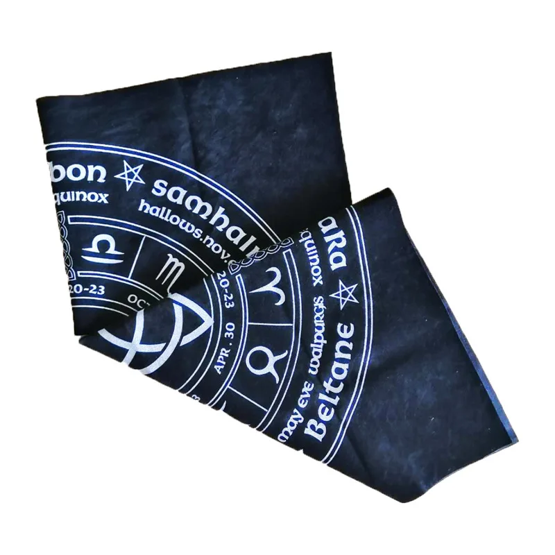 Triquetra Pagan Wheel of the Year Witch Calendar Tarot Divination and Divination Table Cloth
Triquetra Pagan Wheel of the Year Witch Calendar Tarot Divination and Divination Table Cloth