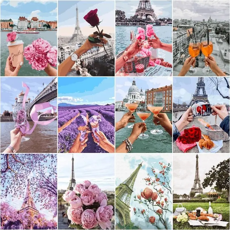CHENISTORY Pictures By Number City Tower Landscape 40x50cm Drawing On Canvas Diy Figure Oil Painting Home Decoration Handpainted
CHENISTORY Pictures By Number City Tower Landscape 40x50cm Drawing On Canvas Diy Figure Oil Painting Home Decoration Handpainted