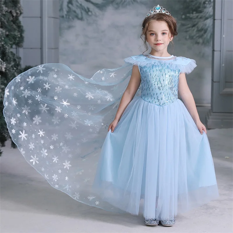 Sequin Snowflake Print Girls Dress Costume Halloween Role-play Clothes Kids Dresses for Girls 4 5 6 7 8 9 10Yrs
Sequin Snowflake Print Girls Dress Costume Halloween Role-play Clothes Kids Dresses for Girls 4 5 6 7 8 9 10Yrs