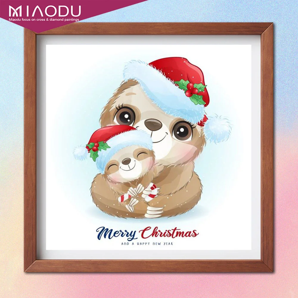Cute Cartoon Animal Christmas Sloth Blessing Elk Panda 5D Diamond Painting Cross Stitch Kits Embroidery Mosaic Home Decor Gifts
Cute Cartoon Animal Christmas Sloth Blessing Elk Panda 5D Diamond Painting Cross Stitch Kits Embroidery Mosaic Home Decor Gifts