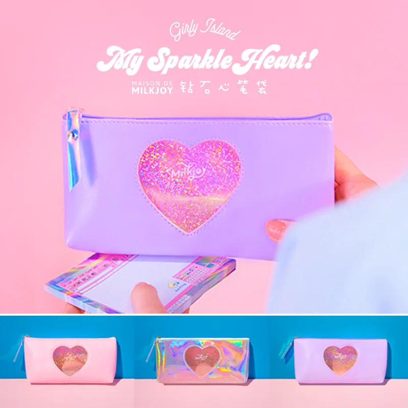 Kawaii алмаз любовь, пеналы для девочек, кожаная школьная карандашная сумка косметичка канцелярские мешок для хранение офисных принадлежност...
Kawaii алмаз любовь, пеналы для девочек, кожаная школьная карандашная сумка косметичка канцелярские мешок для хранение офисных принадлежност...