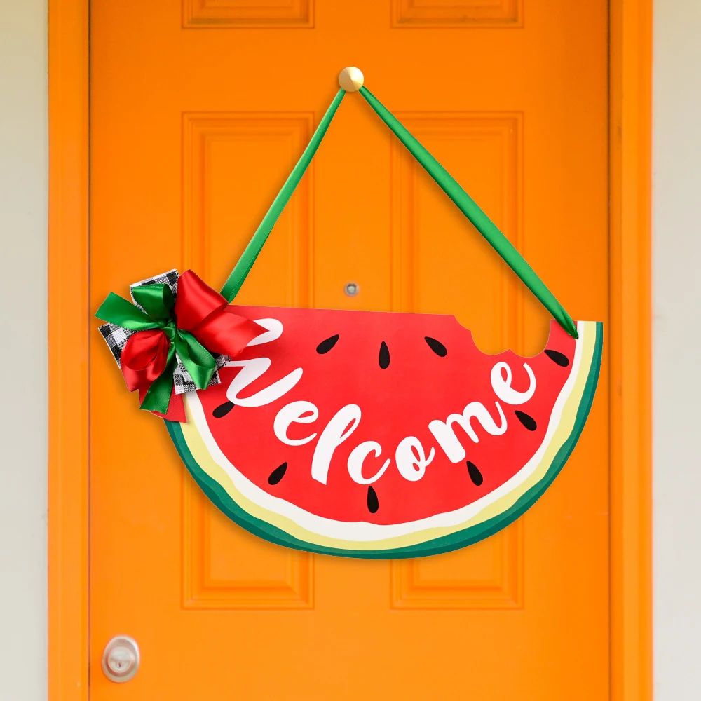 LuanQI Wooden Watermelon Door Sign Hanging Sig+n For Window Door Wall Decor Home Garden Decoration Yard Plaques Summer Welcome
LuanQI Wooden Watermelon Door Sign Hanging Sig+n For Window Door Wall Decor Home Garden Decoration Yard Plaques Summer Welcome