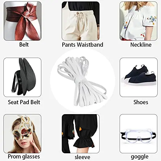 Cheerbows 10Y Elastic Rope Buttons Kit For Mask Flat Rubber Band String Ear Cord DIY Mask Clothing Craft Appreal Accessories
Cheerbows 10Y Elastic Rope Buttons Kit For Mask Flat Rubber Band String Ear Cord DIY Mask Clothing Craft Appreal Accessories