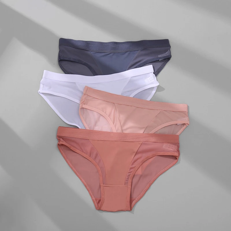 Women's Sexy Briefs Underpants Mesh Retro Breathable Low Waist Solid Color Comfortable Underwear Soft Seamless For Women 2021
Women's Sexy Briefs Underpants Mesh Retro Breathable Low Waist Solid Color Comfortable Underwear Soft Seamless For Women 2021