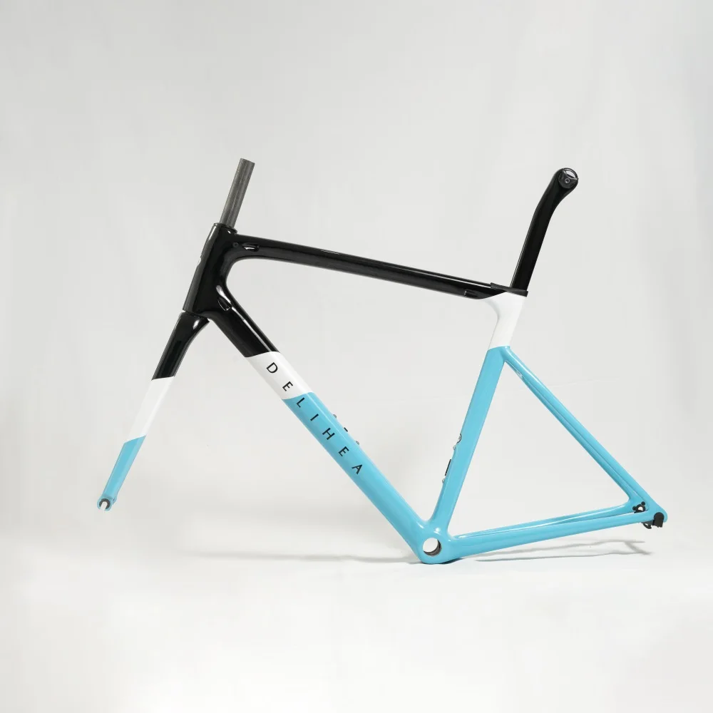 DELIHEA PURE DIY Customized Colors Carbon Climbing Road Bicycle Frame DPD Available
DELIHEA PURE DIY Customized Colors Carbon Climbing Road Bicycle Frame DPD Available