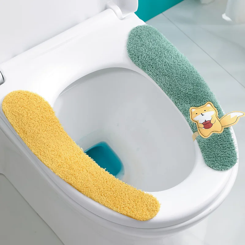 New Cute Fox Handle Toilet Pad Household Paste Thickened Warm and Soft Toilet Paste Toilet Seat Toilet Mat Set Kawaii Bathroom
New Cute Fox Handle Toilet Pad Household Paste Thickened Warm and Soft Toilet Paste Toilet Seat Toilet Mat Set Kawaii Bathroom
