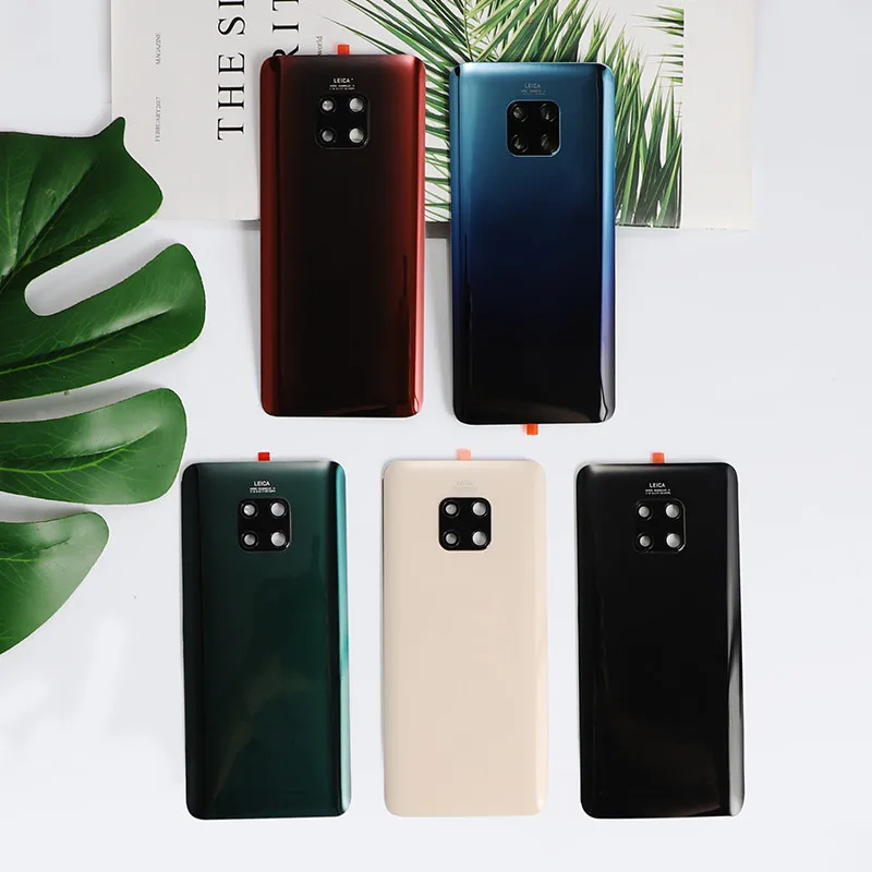 Mate20 Pro корпус для Huawei Mate 20 Стеклянная Крышка батарейного отсека Ремонт Замена