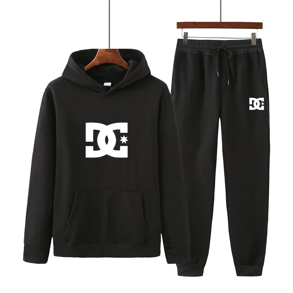 G. Мужской пуловер одинакового цвета с капюшоном и брюки в повседневном стиле
G. Мужской пуловер одинакового цвета с капюшоном и брюки в повседневном стиле