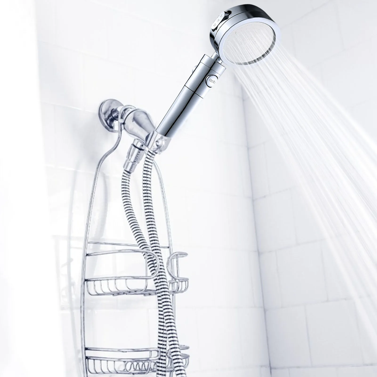 Bathroom Hand Held Shower Head Wall Mounted Shower Set 3-settings High Pressure Showerhead Saving Water
Bathroom Hand Held Shower Head Wall Mounted Shower Set 3-settings High Pressure Showerhead Saving Water