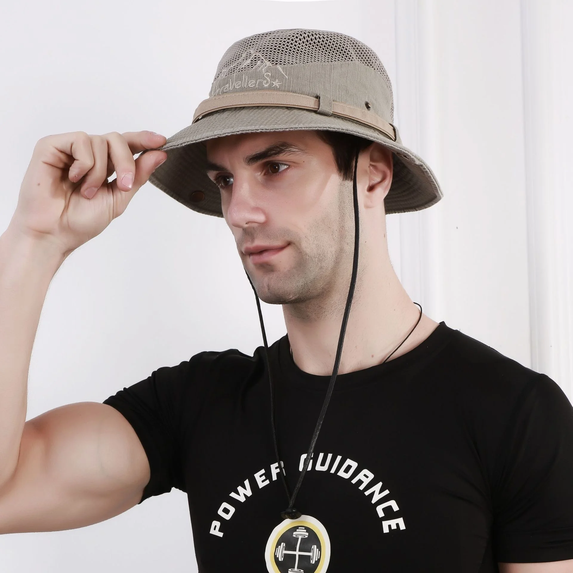 Breathable Wide Brim Boonie Hat Outdoor UPF 50 Sun Protection Mesh Cap for Travel Fishing Waterproof Protection Safari Cap
Breathable Wide Brim Boonie Hat Outdoor UPF 50 Sun Protection Mesh Cap for Travel Fishing Waterproof Protection Safari Cap