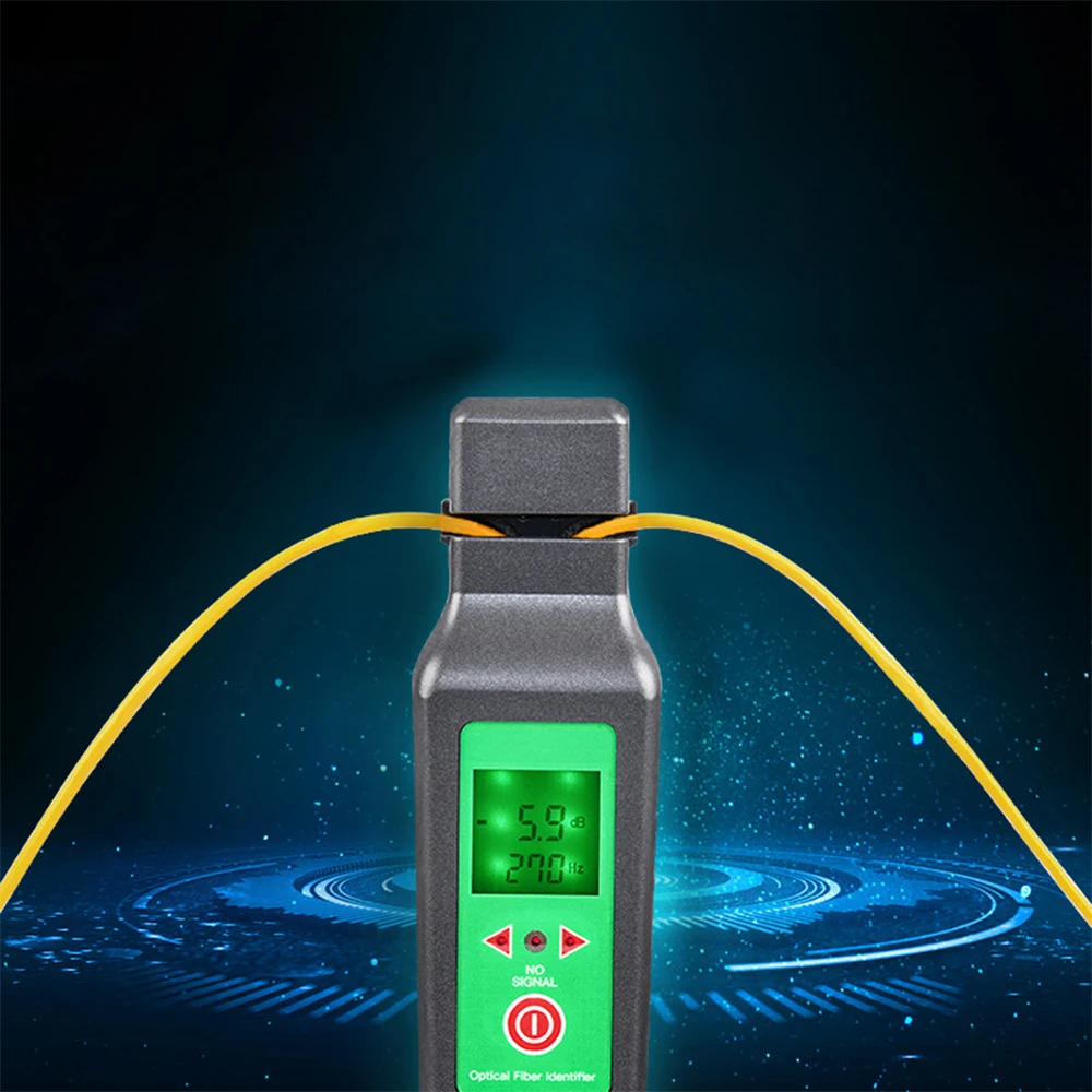 Handheld Live Identifier Visual Fault Locator 800-1700nm Multifunction Optical Fiber Identification Instrument Detector Cable Tr 
Handheld Live Identifier Visual Fault Locator 800-1700nm Multifunction Optical Fiber Identification Instrument Detector Cable Tr