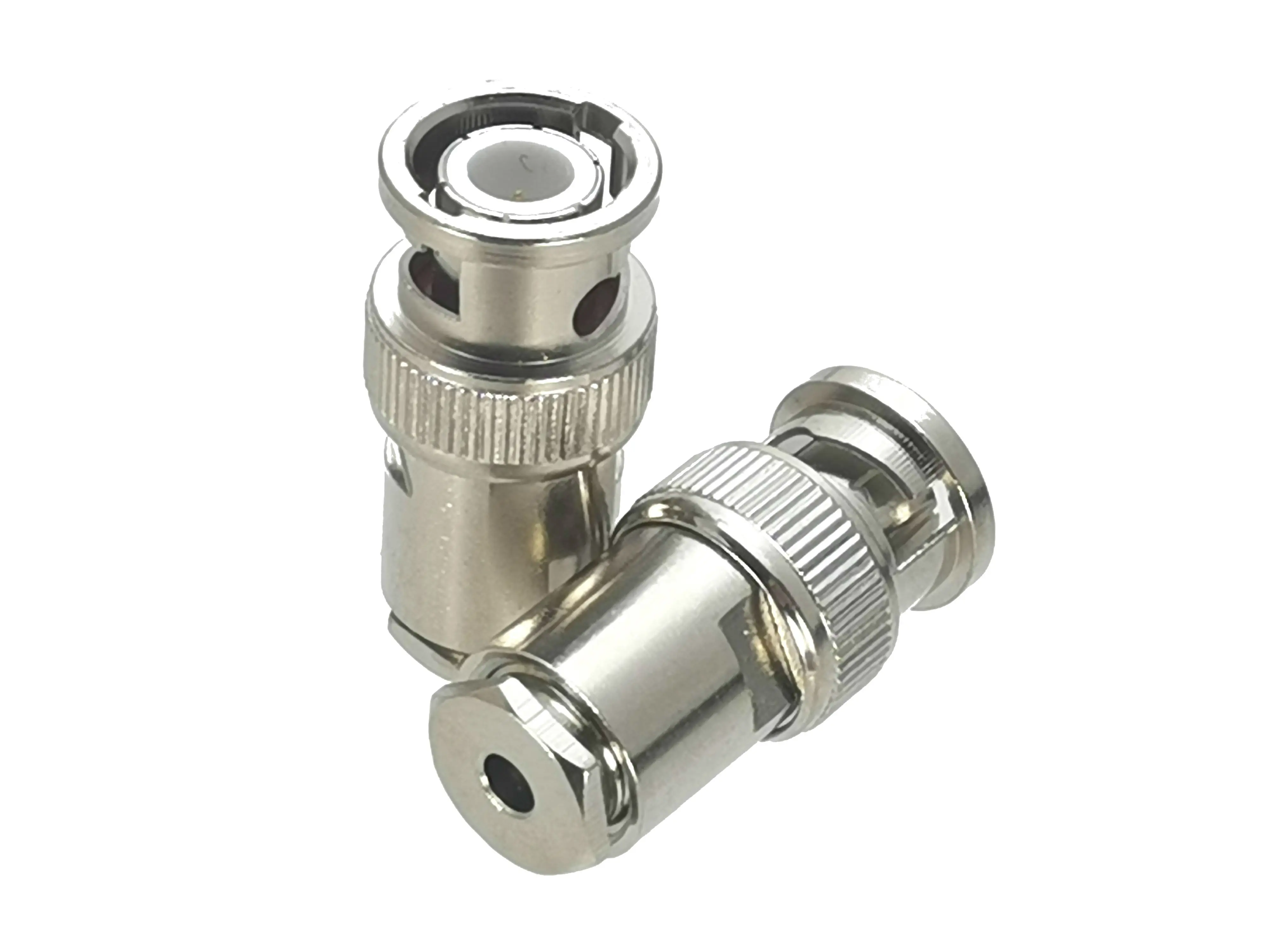 

10Pcs Connector BNC Male plug Clamp RG316 RG174 LMR100 Cable RF Adapter Coaxial High Quanlity 50ohm Brass