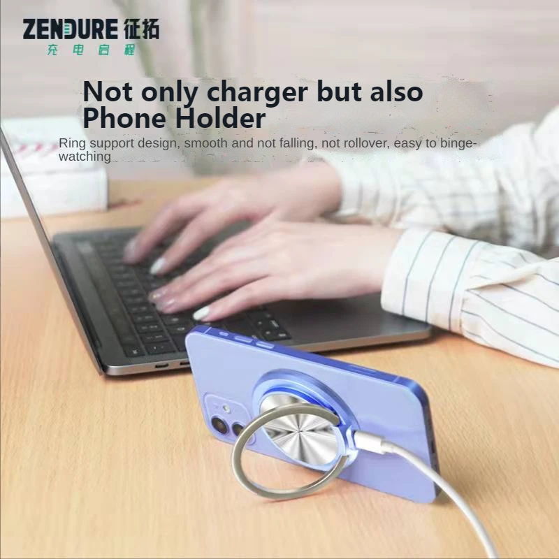 Беспроводное зарядное устройство Zendure, держатель для телефона MagSafe, магнитное всасывание, быстрое зарядное устройство 15 Вт, подходит для Apple ...
Беспроводное зарядное устройство Zendure, держатель для телефона MagSafe, магнитное всасывание, быстрое зарядное устройство 15 Вт, подходит для Apple ...