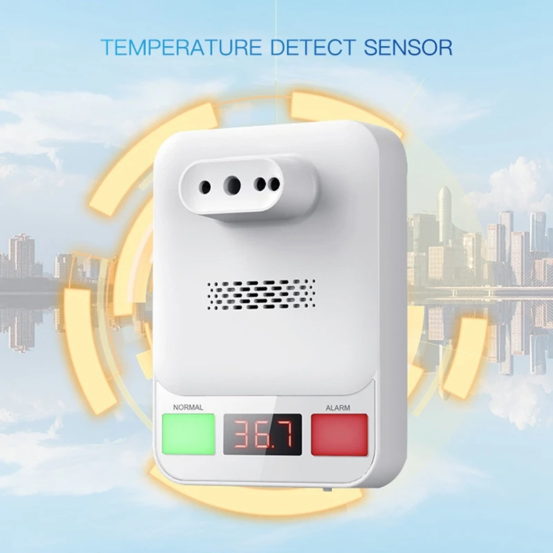 Hanging Non-Contact Thermometer Digital Thermometer Infrared Thermometer for Shops School Office
Hanging Non-Contact Thermometer Digital Thermometer Infrared Thermometer for Shops School Office