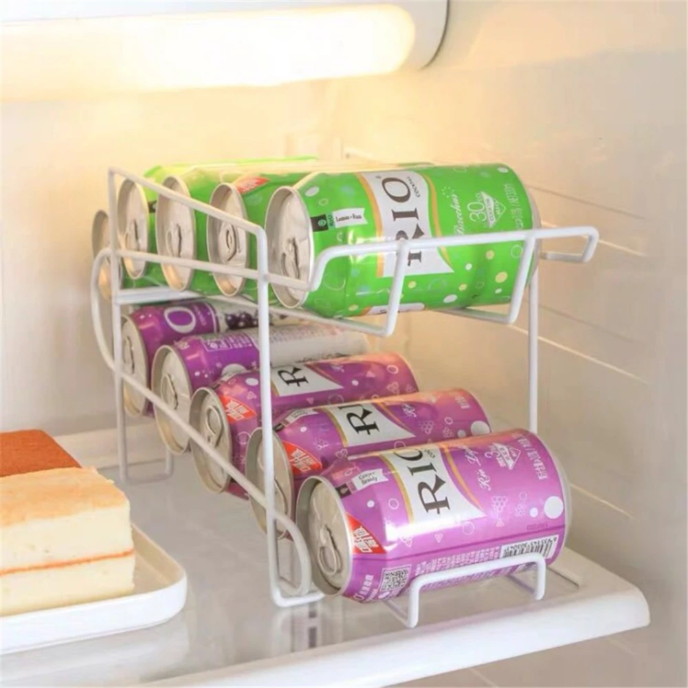 Double-layer Refrigerator Drink Beer Cola Can Soda Storage Rack Finishing Shelf Fridge Beverage Organizer Kitchen Food Container
Double-layer Refrigerator Drink Beer Cola Can Soda Storage Rack Finishing Shelf Fridge Beverage Organizer Kitchen Food Container