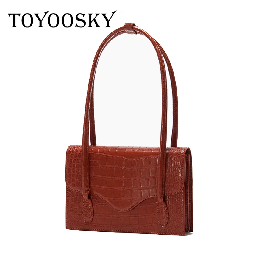 Сумки TOYOOSKY в стиле ретро с аллигатором, женские сумки на плечо с клапаном, Новые повседневные однотонные сумки через плечо из искусственной ...
Сумки TOYOOSKY в стиле ретро с аллигатором, женские сумки на плечо с клапаном, Новые повседневные однотонные сумки через плечо из искусственной ...