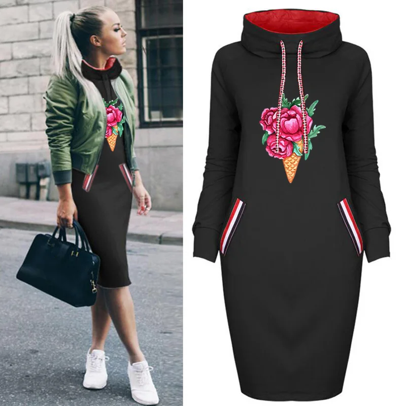 Spring Harajuku Women's Long Sleeve Dress Bodycon Flower Print Dresses Woman Autumn Casual Fashion Party Short Dress
Spring Harajuku Women's Long Sleeve Dress Bodycon Flower Print Dresses Woman Autumn Casual Fashion Party Short Dress