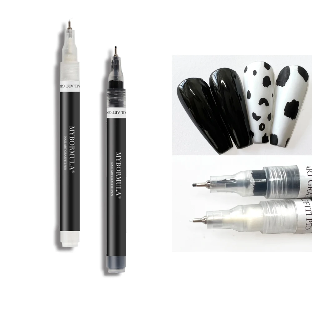 1pcs Waterproof Nail Art Graffiti Pen Black Painting Drawing Thin Line Gel Polish Design Dot Painting Detailing Pen Brushes
1pcs Waterproof Nail Art Graffiti Pen Black Painting Drawing Thin Line Gel Polish Design Dot Painting Detailing Pen Brushes