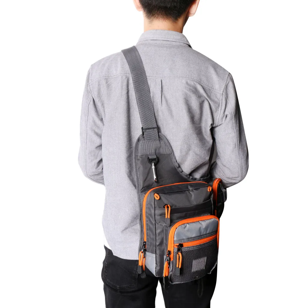 Nylon Shoulder Bag Fishing Tackle Bag Crossbody Messenger Sling Bags Waterproof Fishing Tackle Boxes
Nylon Shoulder Bag Fishing Tackle Bag Crossbody Messenger Sling Bags Waterproof Fishing Tackle Boxes