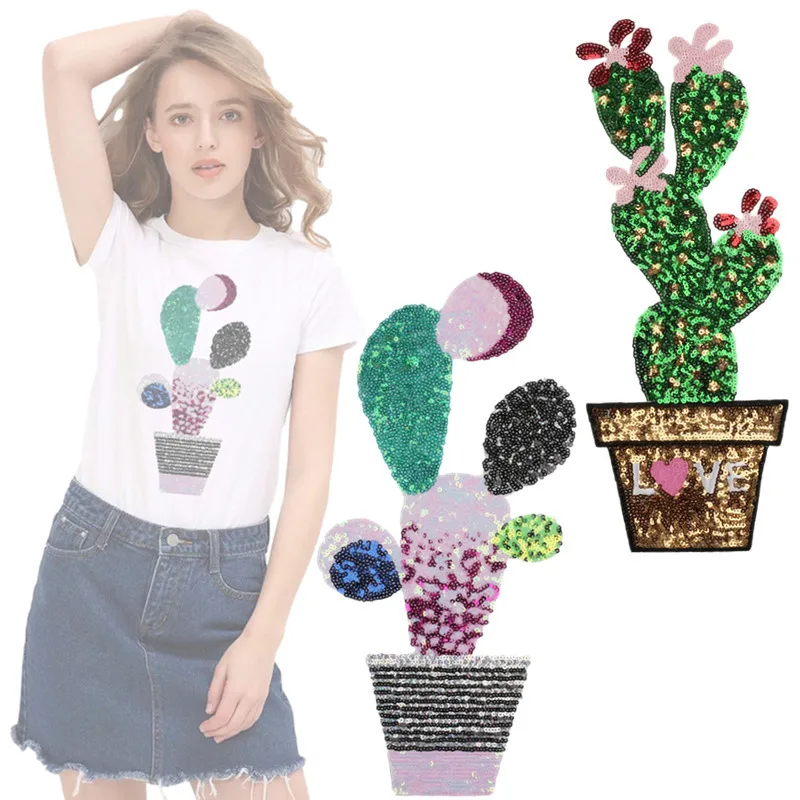 15.5×32cm Cactus Sequin Embroidered Cloth Sticker Large Badge With Adhesive Cartoon Patch Diy Clothes
15.5×32cm Cactus Sequin Embroidered Cloth Sticker Large Badge With Adhesive Cartoon Patch Diy Clothes