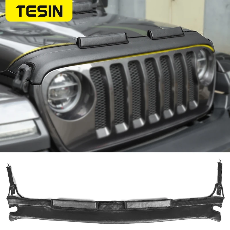 Автомобильный чехол TESIN для Jeep Wrangler JL, черный защитный чехол из искусственной кожи для переднего капота двигателя, аксессуары для Jeep Wrangler JL ...
Автомобильный чехол TESIN для Jeep Wrangler JL, черный защитный чехол из искусственной кожи для переднего капота двигателя, аксессуары для Jeep Wrangler JL ...