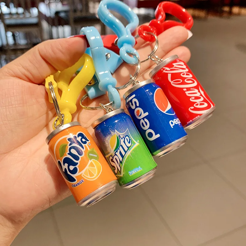 Personality Simulation Coke Cans Keychain Backpack Creative Lovely Pendant Bag Decoration Car Key Accessorie Keyring Hot Sale
Personality Simulation Coke Cans Keychain Backpack Creative Lovely Pendant Bag Decoration Car Key Accessorie Keyring Hot Sale