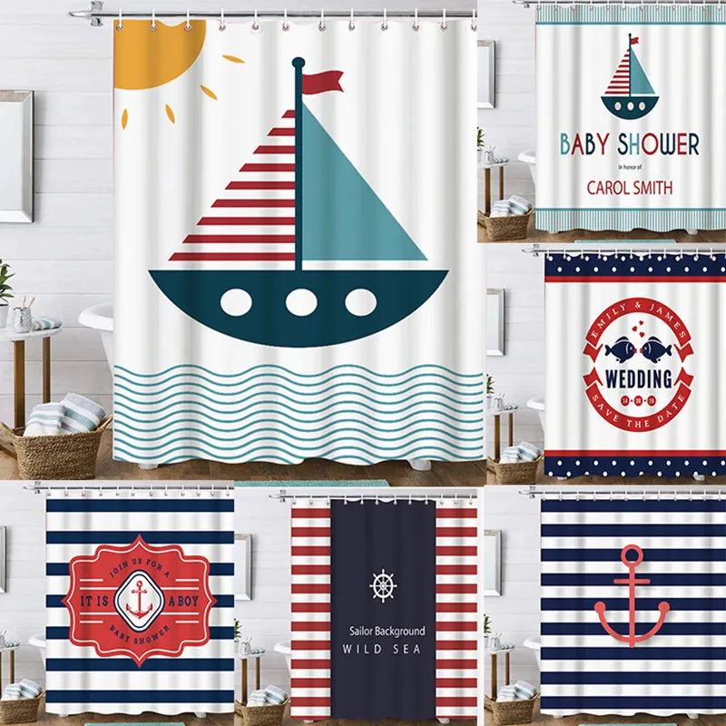 Simple Japanese Shower Curtain Navy Style Series New Home Toilet Decorative Curtain Digital Printing Bathroom Partition Curtain
Simple Japanese Shower Curtain Navy Style Series New Home Toilet Decorative Curtain Digital Printing Bathroom Partition Curtain