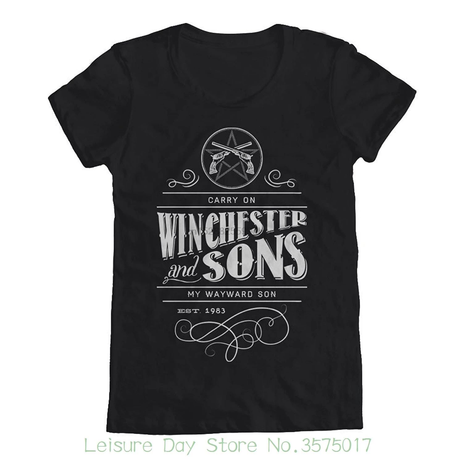 Cheap Crew Neck Men Top Tee Supernatural Winchester And Sons Carry On Men T-shirt
Cheap Crew Neck Men Top Tee Supernatural Winchester And Sons Carry On Men T-shirt
