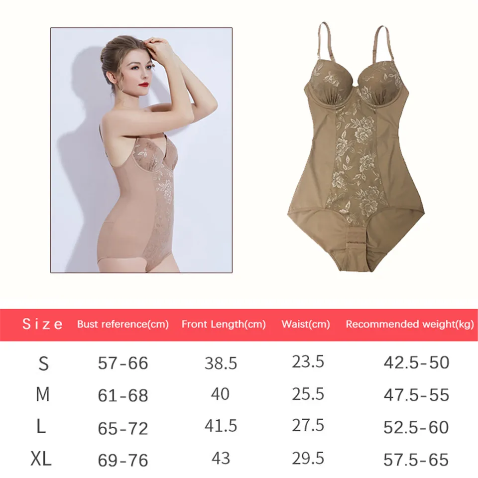 Women Sexy Bodysuit With Cup Slimming Body Shaper Underwear Butt Lifter Tummy Control Seamless Shapewear Push Up Lingerie
Women Sexy Bodysuit With Cup Slimming Body Shaper Underwear Butt Lifter Tummy Control Seamless Shapewear Push Up Lingerie