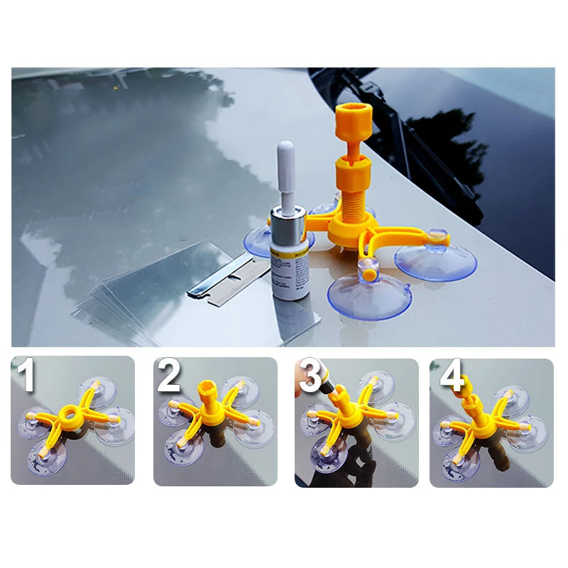 New Car Window Glass Crack Chip Windsn Windshield Repair DIY Tool Kit Set
New Car Window Glass Crack Chip Windsn Windshield Repair DIY Tool Kit Set