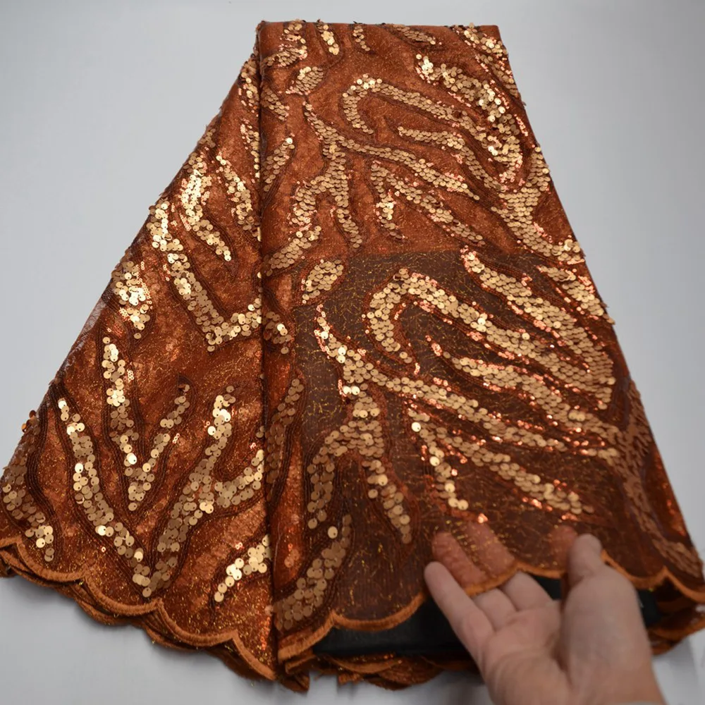 New Arrival African Sequins Fabric With Top Quality French Net Lace Fabric With Sequins For Party Dress
New Arrival African Sequins Fabric With Top Quality French Net Lace Fabric With Sequins For Party Dress