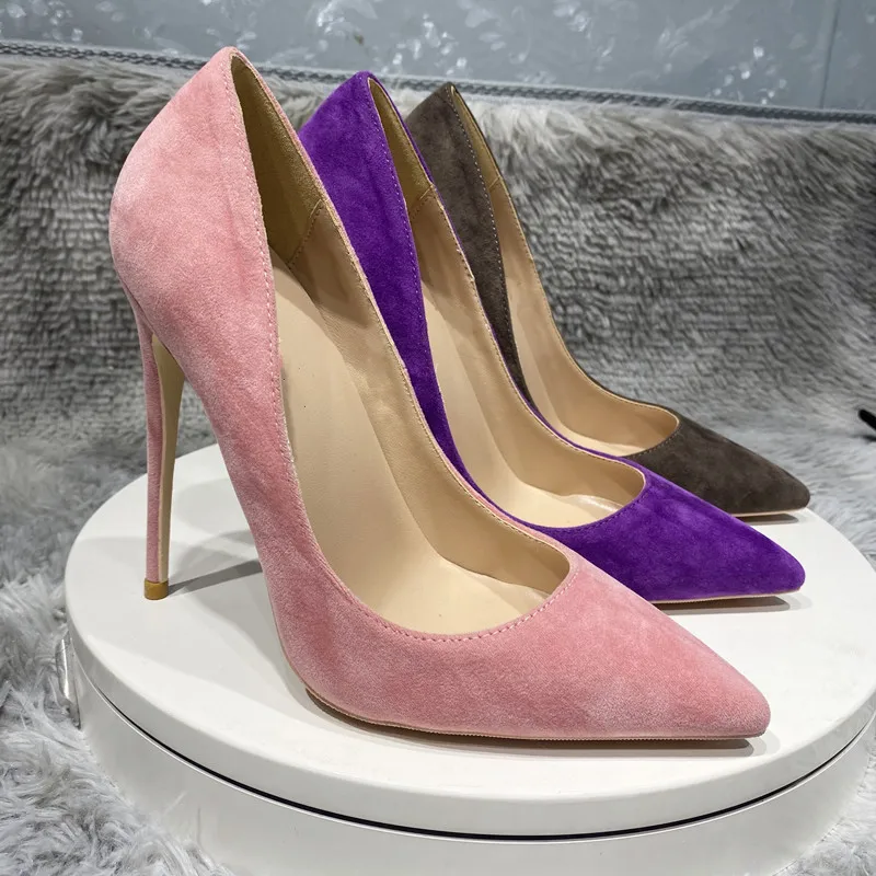 purple Faux Suede Women Synthetic Suede High Heels Pointed Toe Slip on OL Ladies Stiletto Pumps 8 10 12cm Fashion Wedding Shoes
purple Faux Suede Women Synthetic Suede High Heels Pointed Toe Slip on OL Ladies Stiletto Pumps 8 10 12cm Fashion Wedding Shoes