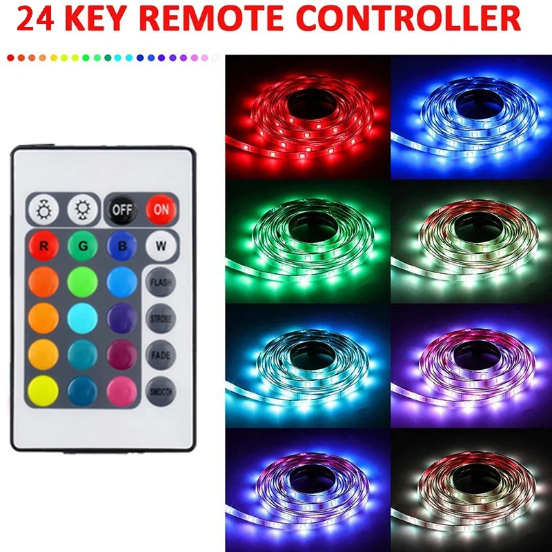 Bluetooth Waterproof LED Strip Light RGB 5M LED Light Tape 5050 LED Light for Party Bedroom Kitchen Flexible LED Strip
Bluetooth Waterproof LED Strip Light RGB 5M LED Light Tape 5050 LED Light for Party Bedroom Kitchen Flexible LED Strip