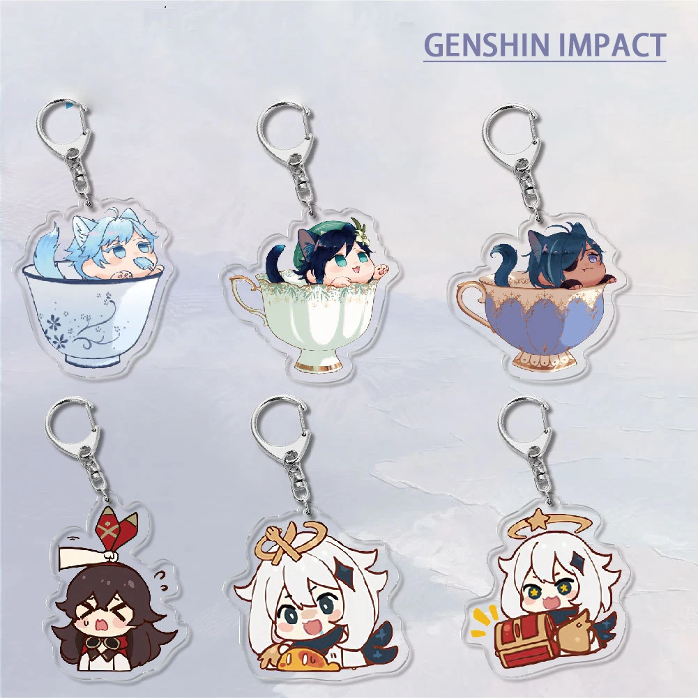 Hot Game Genshin Impact Cute Acrylic Tartaglia Hu Tao Naganohara Yoimiya Chongyun Keychain Accessories Key Chain Pendant Cartoon
Hot Game Genshin Impact Cute Acrylic Tartaglia Hu Tao Naganohara Yoimiya Chongyun Keychain Accessories Key Chain Pendant Cartoon
