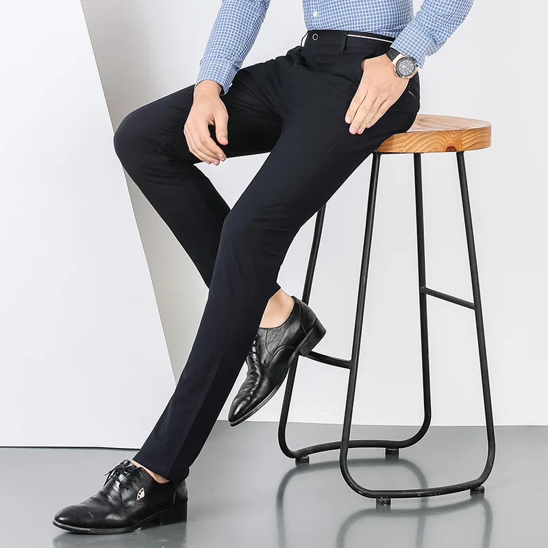 Qinnu business casual pants men's autumn new simple men's Korean trousers straight tube mid waist versatile pants 815
Qinnu business casual pants men's autumn new simple men's Korean trousers straight tube mid waist versatile pants 815