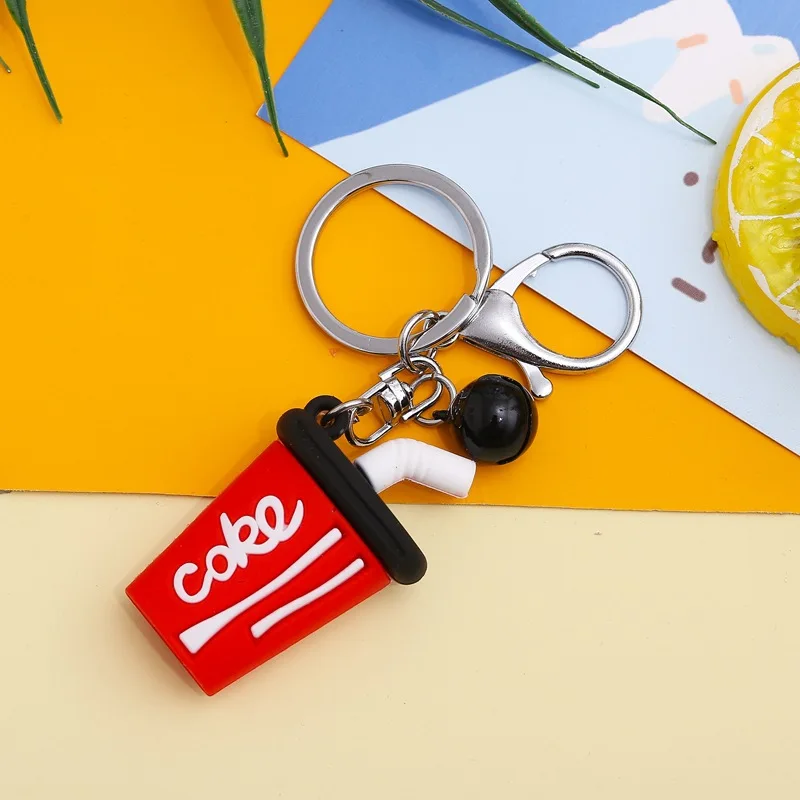 New Simulation Food Keychain Hamburg Popcorn Cola French Fries Car Key Ring PVC Pendant Couple Student Gift Hot
New Simulation Food Keychain Hamburg Popcorn Cola French Fries Car Key Ring PVC Pendant Couple Student Gift Hot