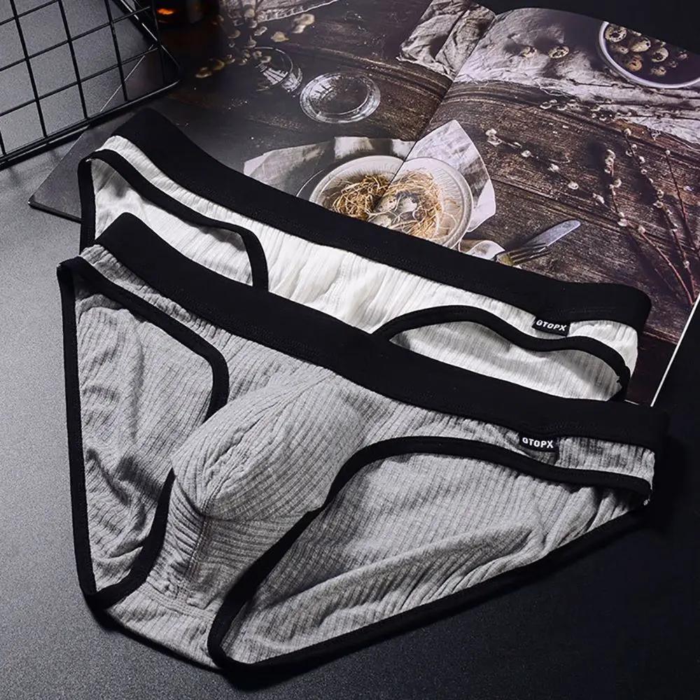 Sexy Men's Screw Thread Underwear Male Low-waisted Panties Interior U Convex Breathable Comfortable Underpants
Sexy Men's Screw Thread Underwear Male Low-waisted Panties Interior U Convex Breathable Comfortable Underpants