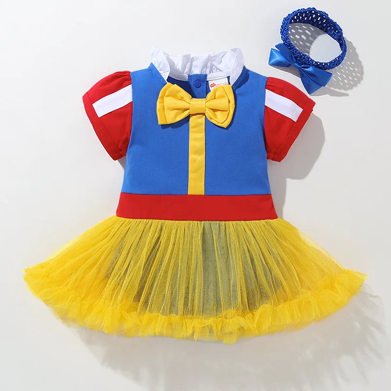 Baby Girls 6 9 12 18Month Summer Yarn Romper Cartoon Snow White Princess Yarn Princess Dress Headband 1Years Birthday Present
Baby Girls 6 9 12 18Month Summer Yarn Romper Cartoon Snow White Princess Yarn Princess Dress Headband 1Years Birthday Present