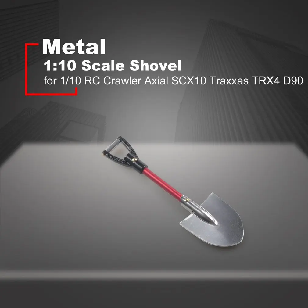 RC Car 1:10 Scale Accessories Metal Shovel for 1/10 RC Crawler Axial SCX10 Traxxas TRX4 D90 D110 TF2 Tamiya CC01 Simulation Toys
RC Car 1:10 Scale Accessories Metal Shovel for 1/10 RC Crawler Axial SCX10 Traxxas TRX4 D90 D110 TF2 Tamiya CC01 Simulation Toys