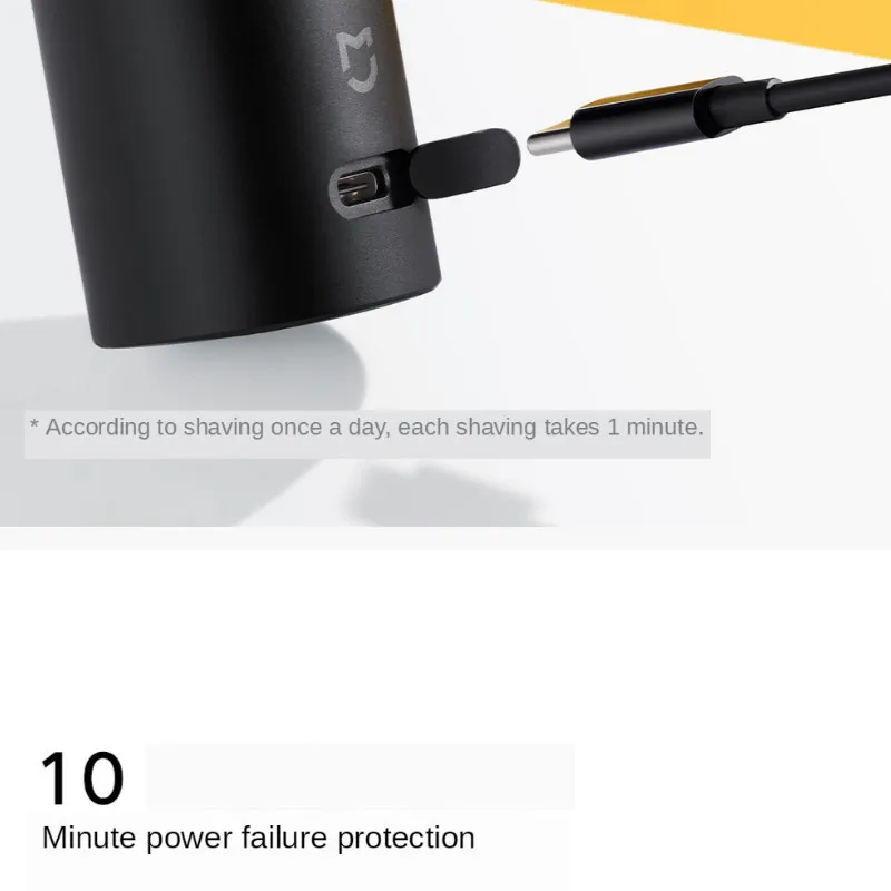 Original Xiaomi Mijia Electric Shaver S300 Black 3D Floating Veneer Double Cutter Head IPX7 Waterproof Type-C Charger
Original Xiaomi Mijia Electric Shaver S300 Black 3D Floating Veneer Double Cutter Head IPX7 Waterproof Type-C Charger