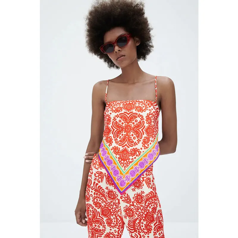 Nlzgmsj Za Women 2021 Summer Floral Print Female 2 Piece Set Women Tank Camis + Long Pants Suit 202107
Nlzgmsj Za Women 2021 Summer Floral Print Female 2 Piece Set Women Tank Camis + Long Pants Suit 202107