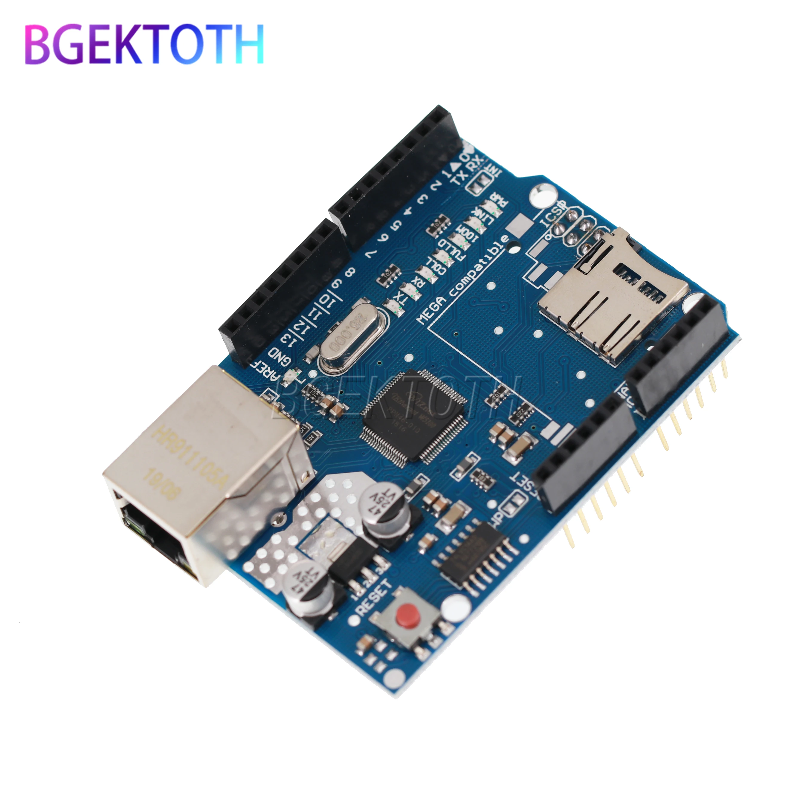 Плата разработки UNO Shield Ethernet Shield W5100 R3 UNO Mega 2560 1280 328 UNR R3 only W5100
Плата разработки UNO Shield Ethernet Shield W5100 R3 UNO Mega 2560 1280 328 UNR R3 only W5100