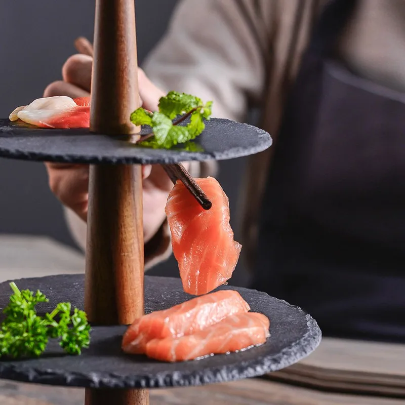 Norbi Three-layer Cake Plate Sushi Dessert Tray Multi-layer Party Cake Food Decor Tray Rock Kichen Accessories Japanese Style
Norbi Three-layer Cake Plate Sushi Dessert Tray Multi-layer Party Cake Food Decor Tray Rock Kichen Accessories Japanese Style