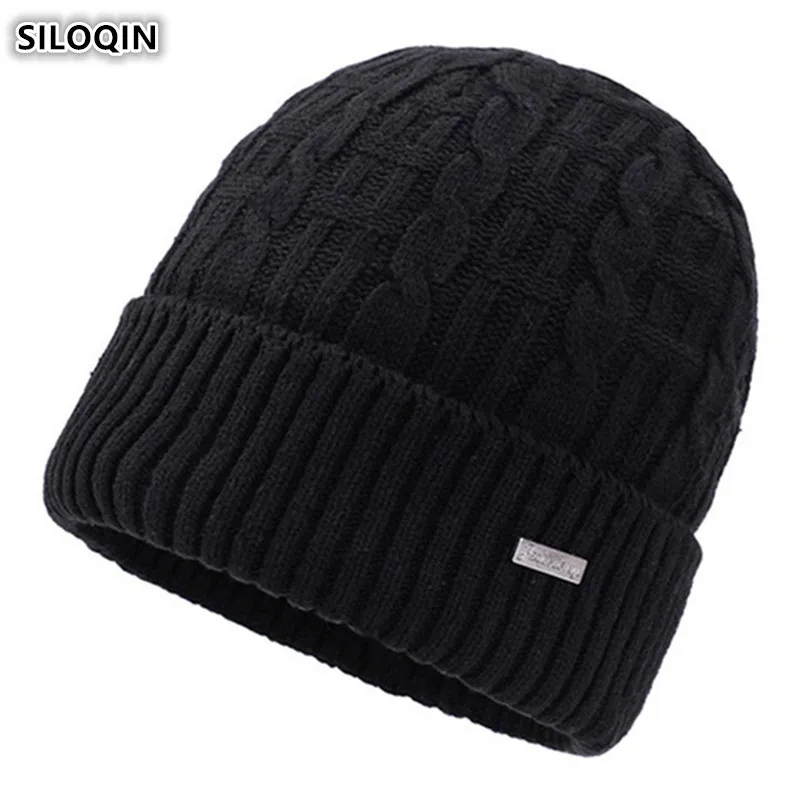 SILOQIN Winter Men Warm Knitted Hat Beanie Hat Thick Velvet Earmuffs Caps Ski Cap 2019 New Men's Wool Thermal Beanies Dad's Hats
SILOQIN Winter Men Warm Knitted Hat Beanie Hat Thick Velvet Earmuffs Caps Ski Cap 2019 New Men's Wool Thermal Beanies Dad's Hats